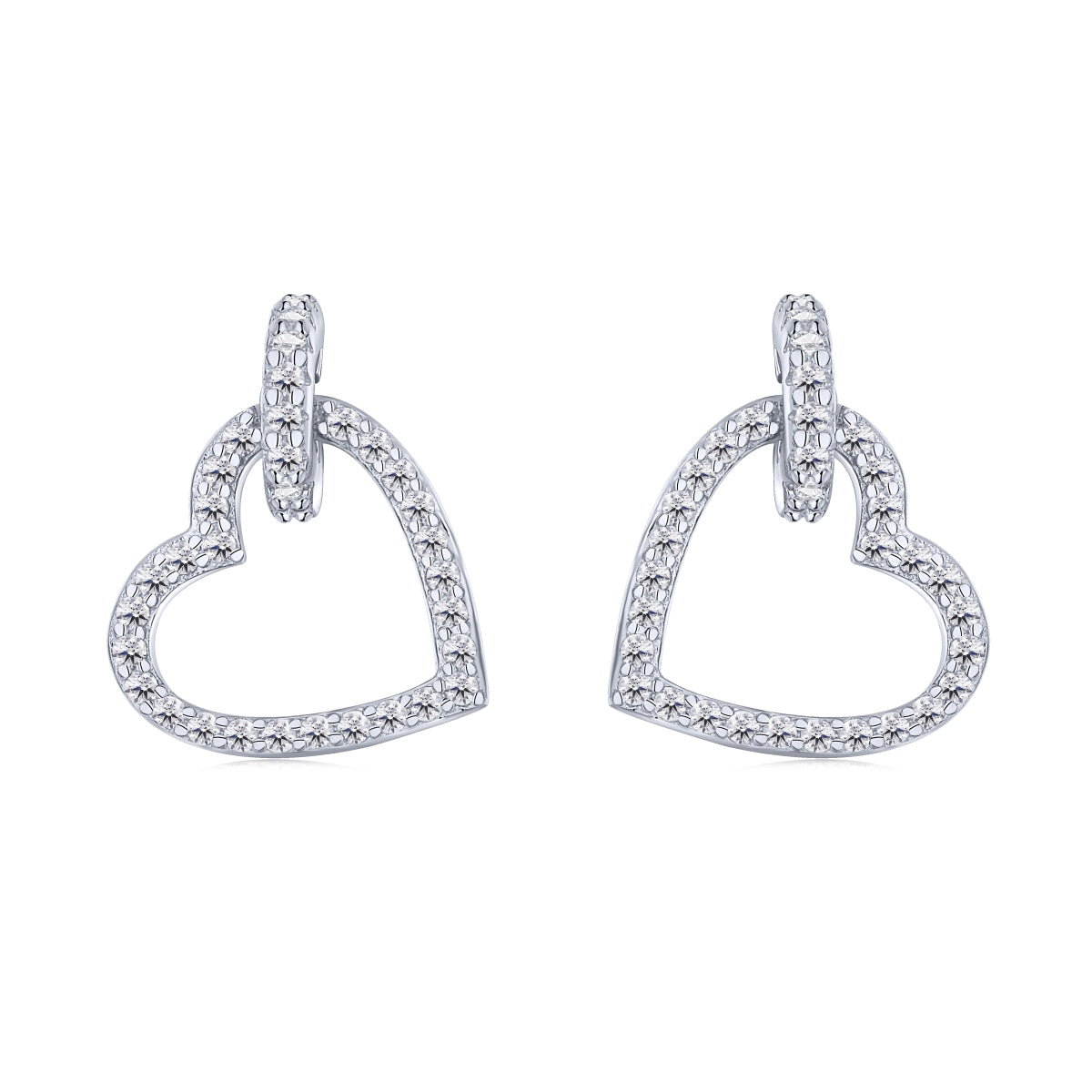 Heart Drop Earrings