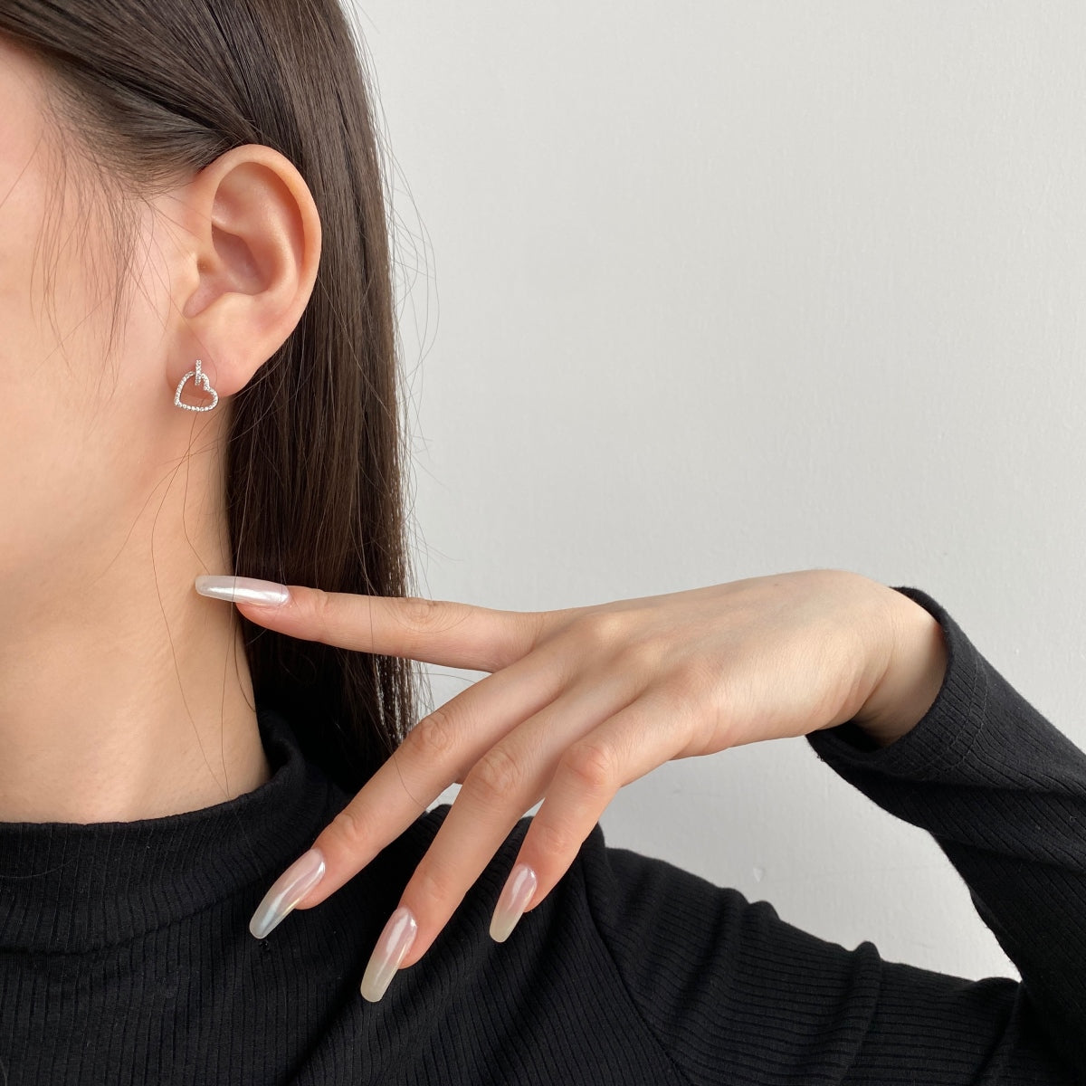 Heart Drop Earrings