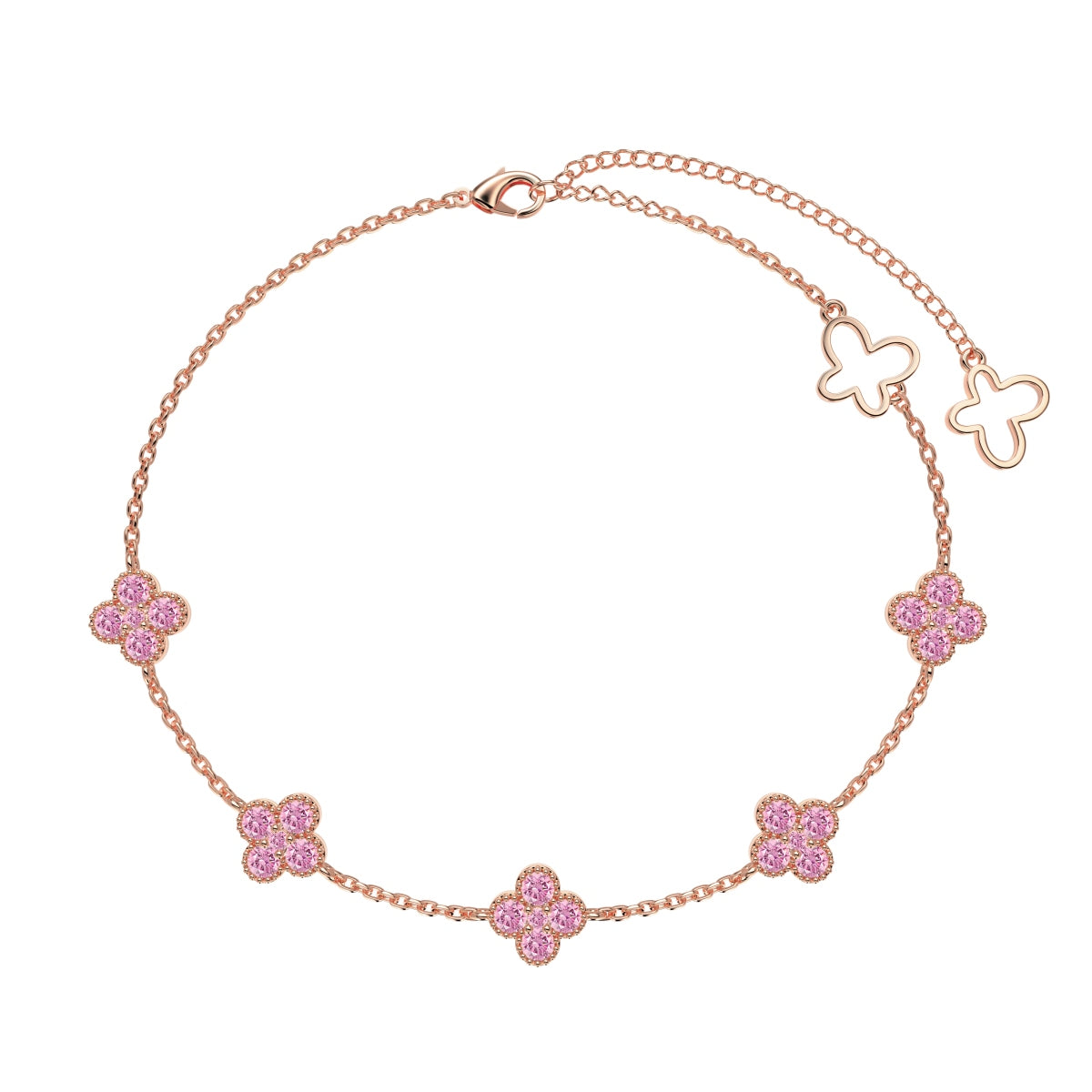 Crystal Clover Bracelet